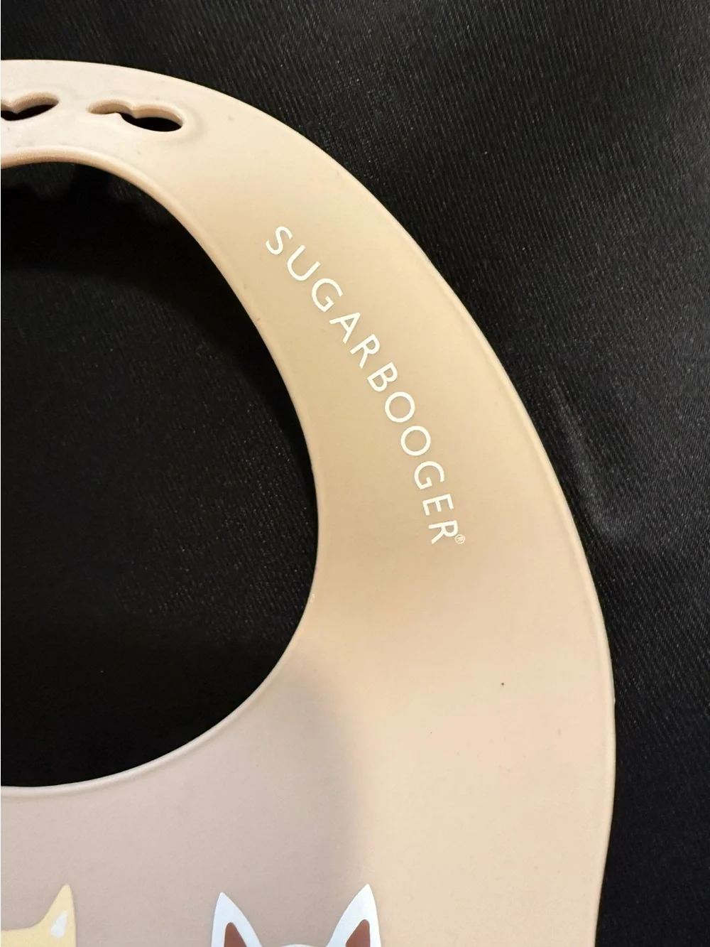 Sugar Booger Baby Silicone Bib Adjustable Easy Clean